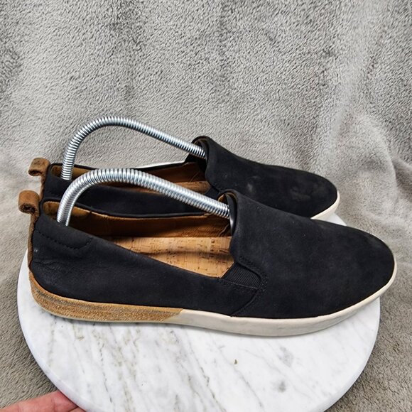 Kork-Ease Shoes Womens Size 8.5 Black Leather Slip On Loafers *GUC* - Picture 4 of 12